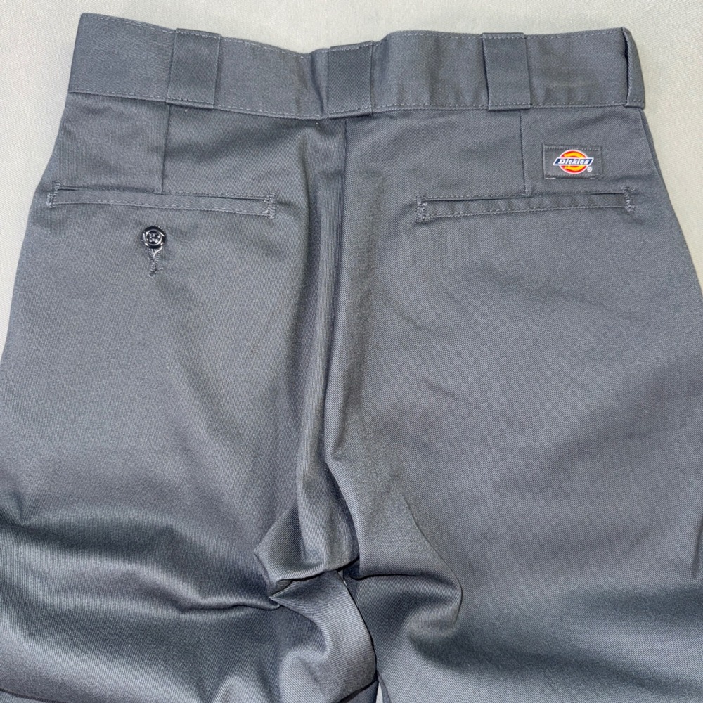 Dickies 874 Original Fit Work Pants Charcoal Grey Mens 30x30 Straight Leg Twill - Picture 4 of 7